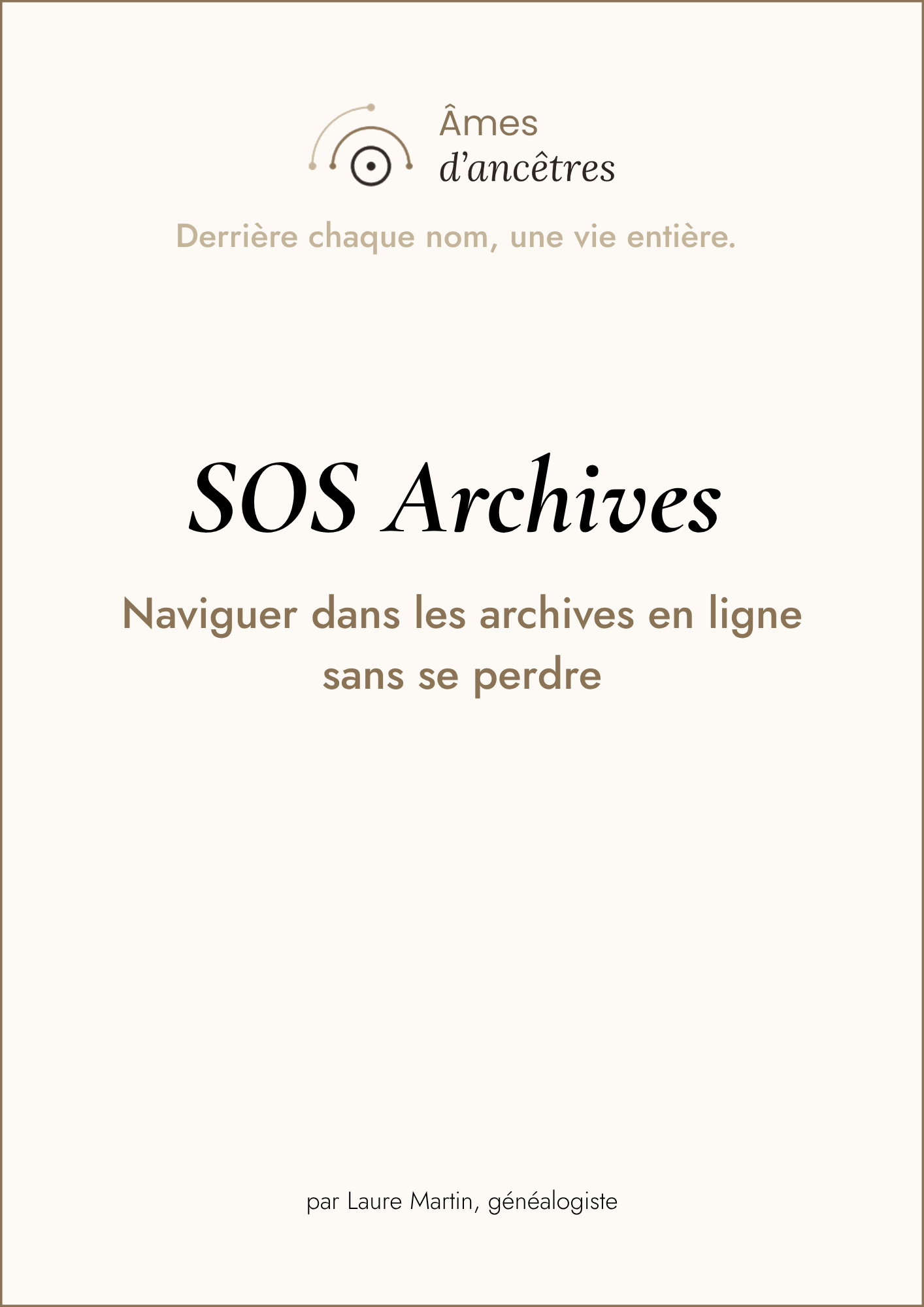 Guide SOS Archives — naviguer dans les archives départementales en ligne