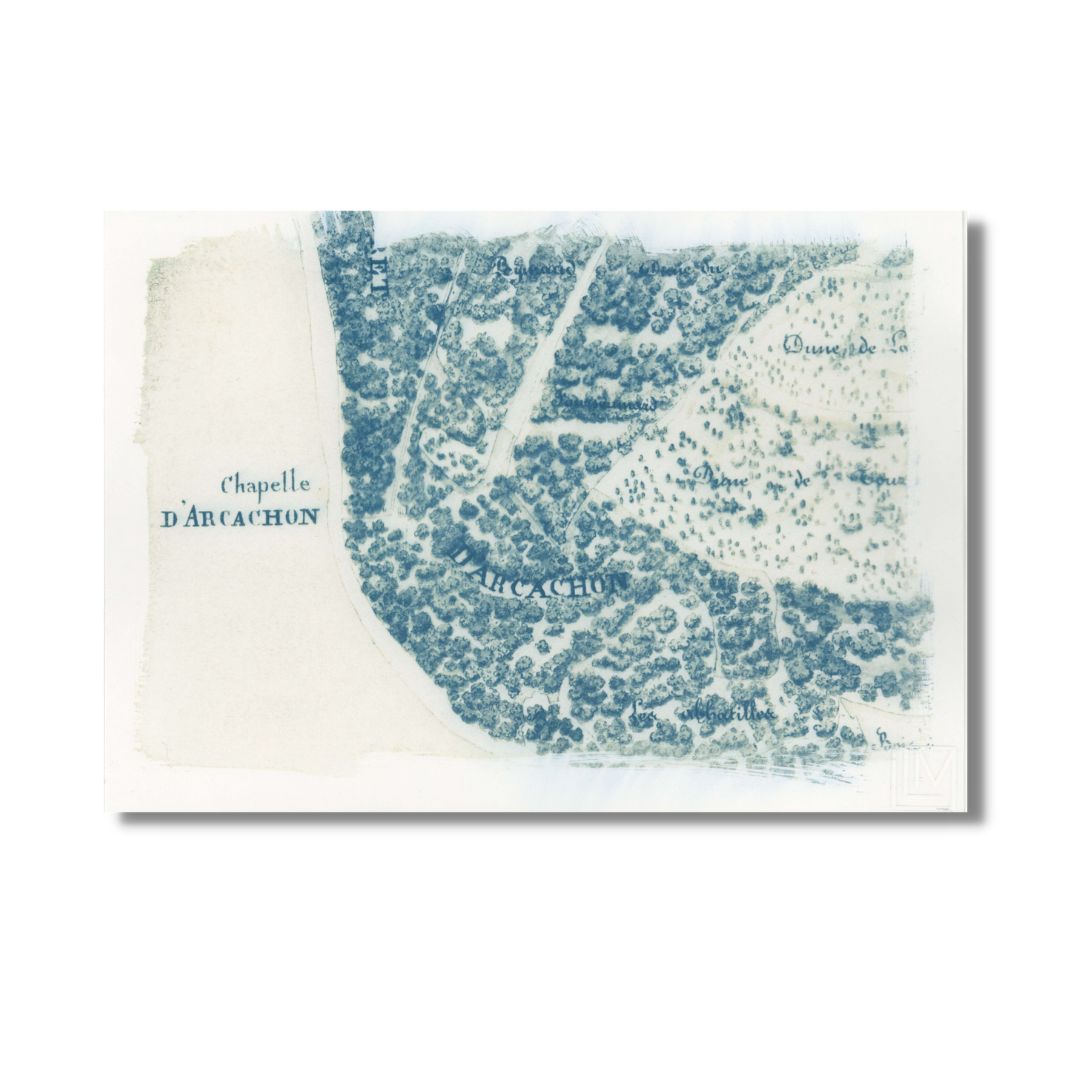 Chapelle d&rsquo;Arcachon (15 x 21 cm – bleu)