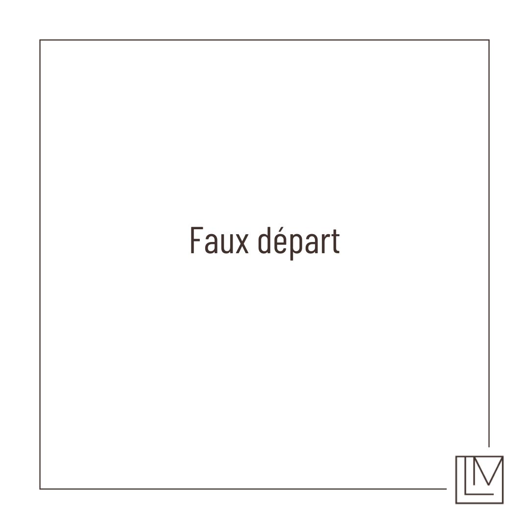 Faux départ