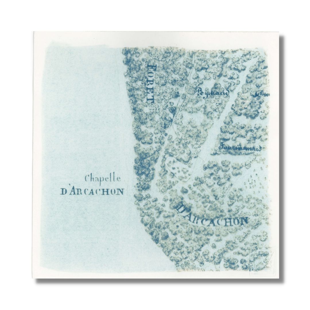 Chapelle d’Arcachon (15 x 15 cm – bleu)