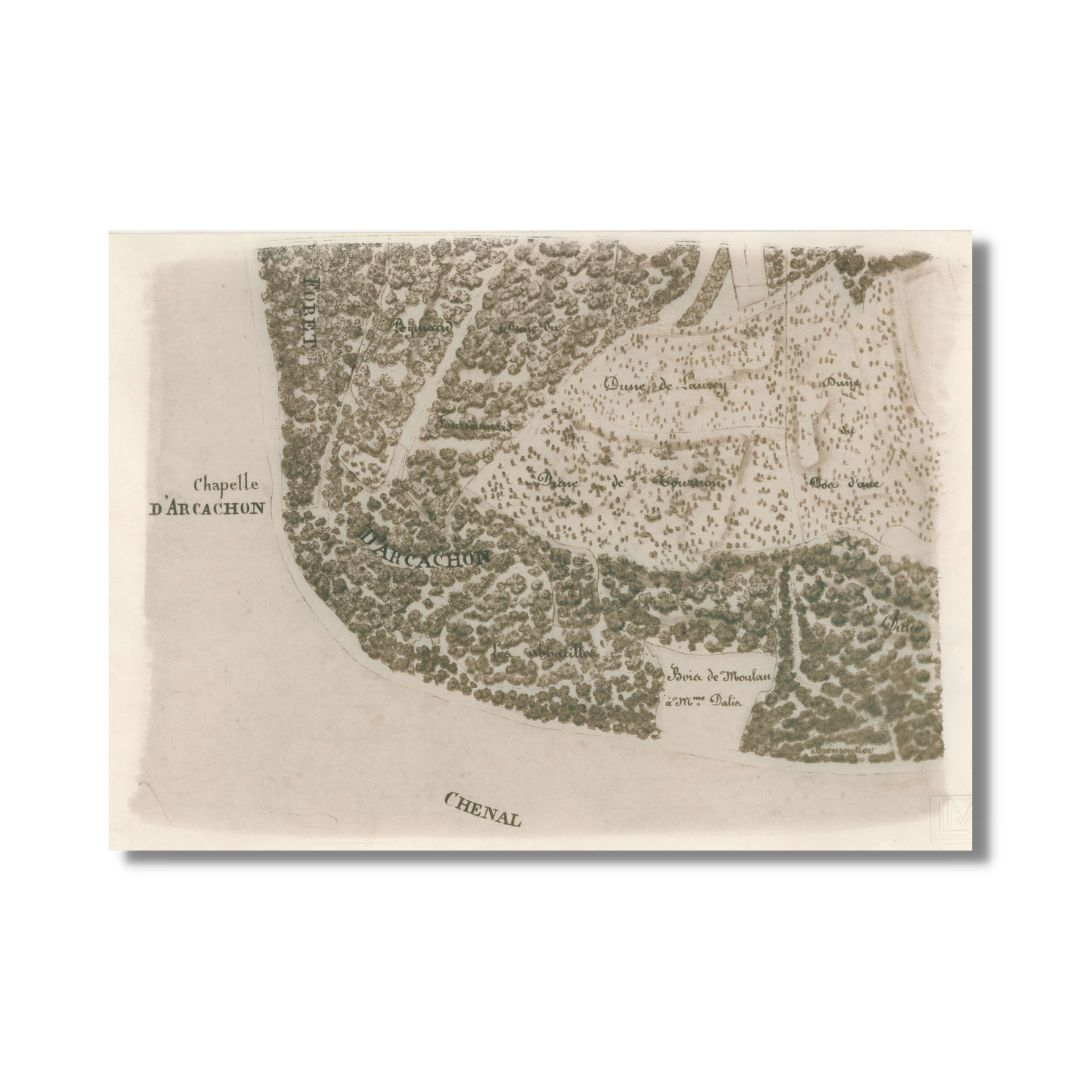 Chapelle d’Arcachon (21 x 30 cm – brun)